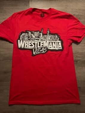 Limited Edition!!! WWE Red WrestleMania Vegas Graphic Tee - Men's